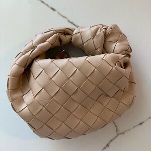 Jodie inspired Nano Sized Tan Woven Bag